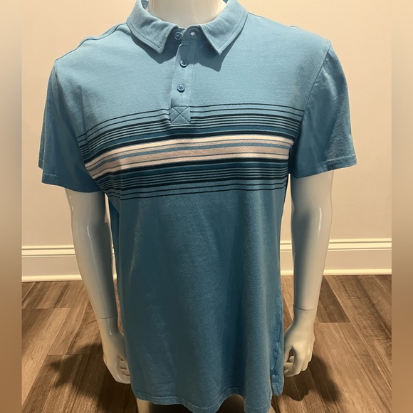 Hang Ten Blue Polo - Picture 2 of 10